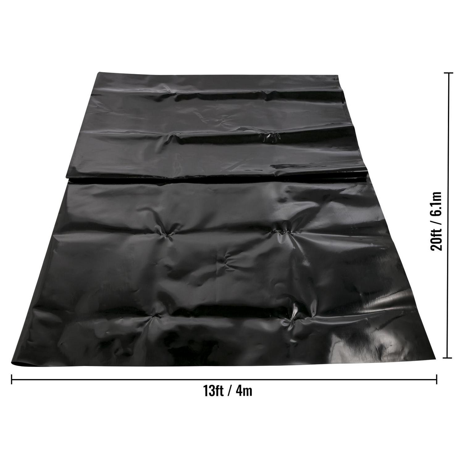 VEVOR Pond Liner 13x20ft 20Mil HDPE Fish Liner Lake Retention for Fountain Pond - Image 8