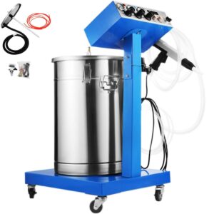 VEVOR Powder Coating Machine 50W 45L Capacity Electrostatic Powder Coating Machine Spraying Gun Paint 450g Per Minute WX-958 Powder Coating System