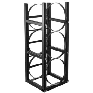 VEVOR Refrigerant Tank Rack, Cylinder Tank Utility Rack with 3-30lb and Other 3 Saving Space for Gas Oxygen Nitrogen Storage