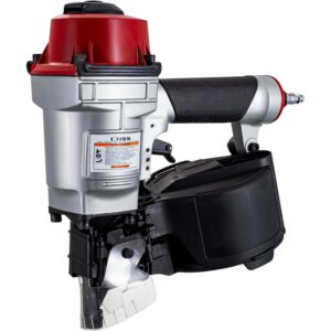 VEVOR Roofing Nail Gun CN55, Professional Coil Nailer from 1-Inch up to 2-1/4-Inch, Siding Nailer with Adjustable PC Magazine Coil Siding Nailer 15 Degree for Driving Roofing Nails Fast and Hard