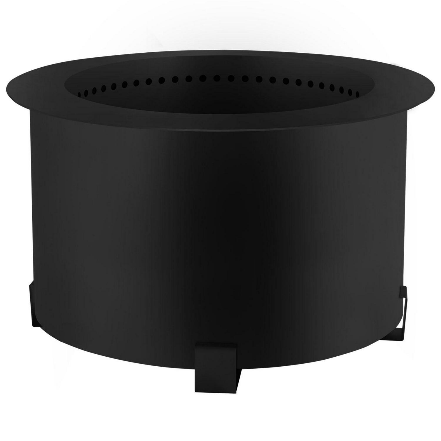 VEVOR Smokeless Fire Pit, Carbon Steel Stove Bonfire, Large 21.5 inch Diameter Wood Burning Fire Pit, Outdoor Stove Bonfire Fire Pit, Portable Smokeless Fire Bowl for Picnic Camping Backyard Black - Image 9