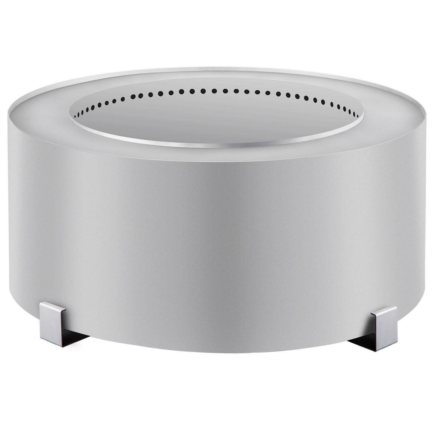 VEVOR Smokeless Fire Pit, Stainless Steel Stove Bonfire, 27.6 inch Diameter Wood Burning Fire Pit