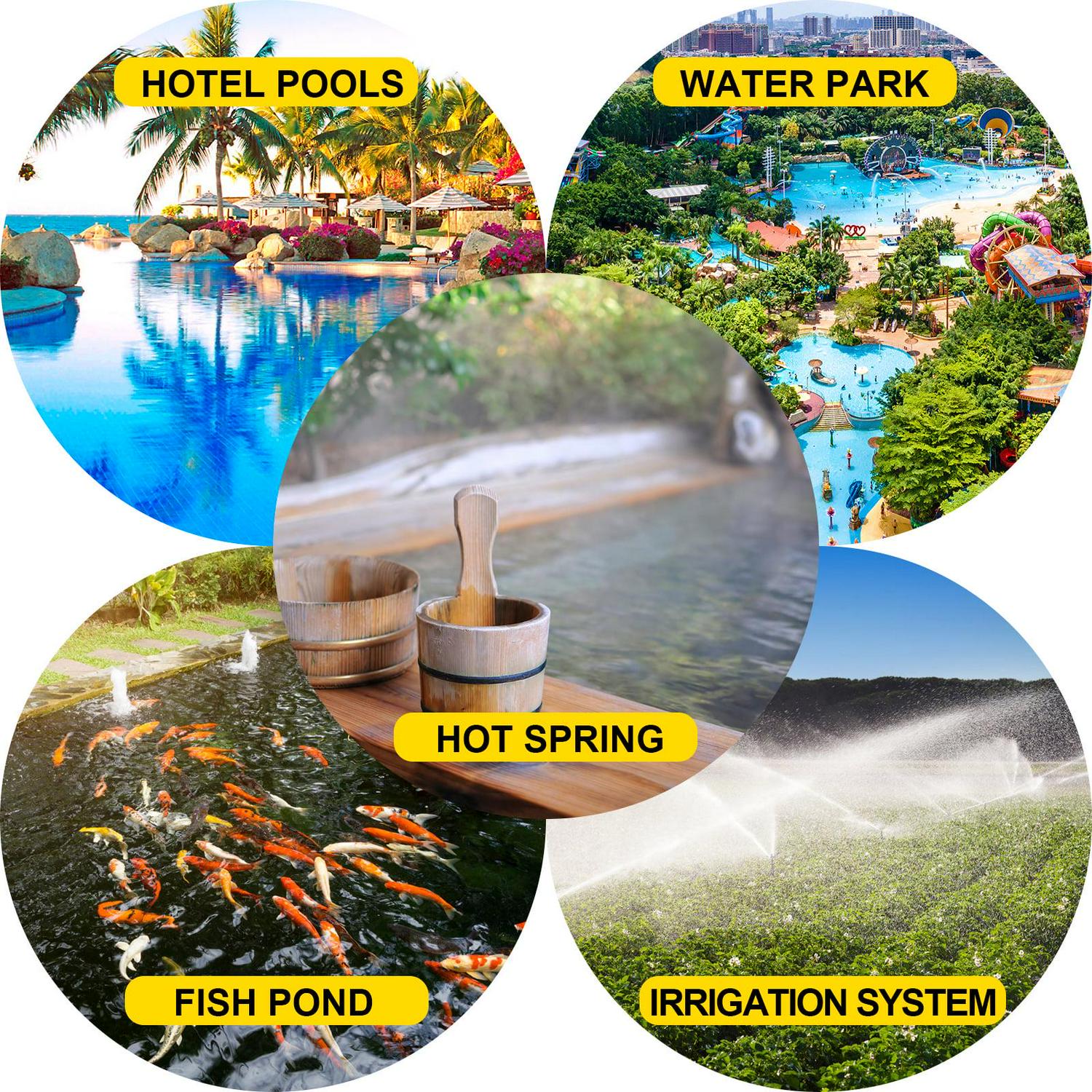 VEVOR Solar Swimming Pool Pump 72VDC Max. Head 62ft ,900W 92GPM Solar Water Pump with MPPT Controller&9.8 ft Powder Cord for In Ground Swimming Pools, Thermal Springs, Irrigation Systems ,Fishponds - Image 8