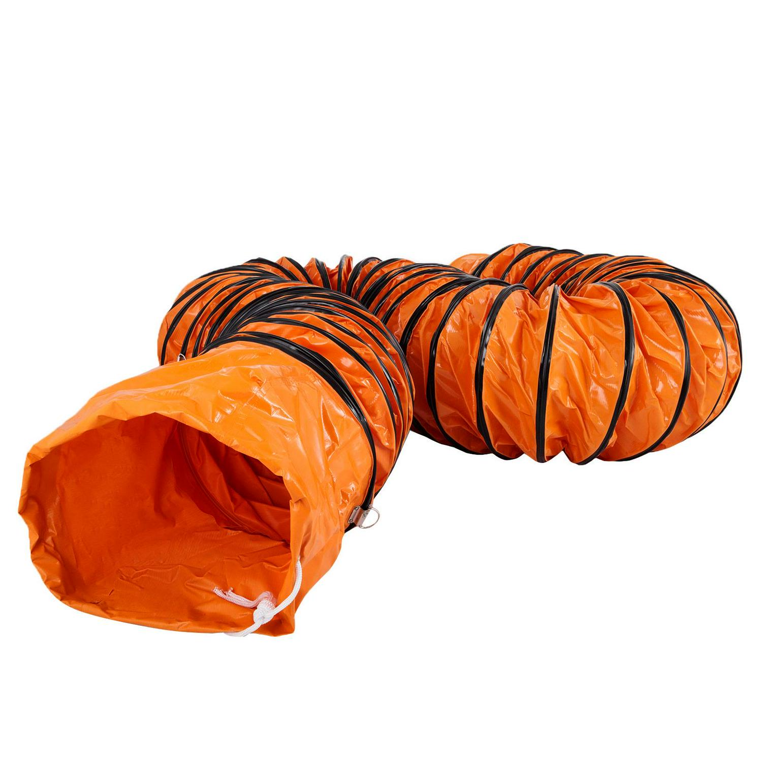 VEVOR Utility Blower Fan 8 inch Portable Ventilator High Velocity Utility Blower Mighty Mini Low Noise with 5M Duct Hose (8 inch Fan with 5M Hose) - Image 9