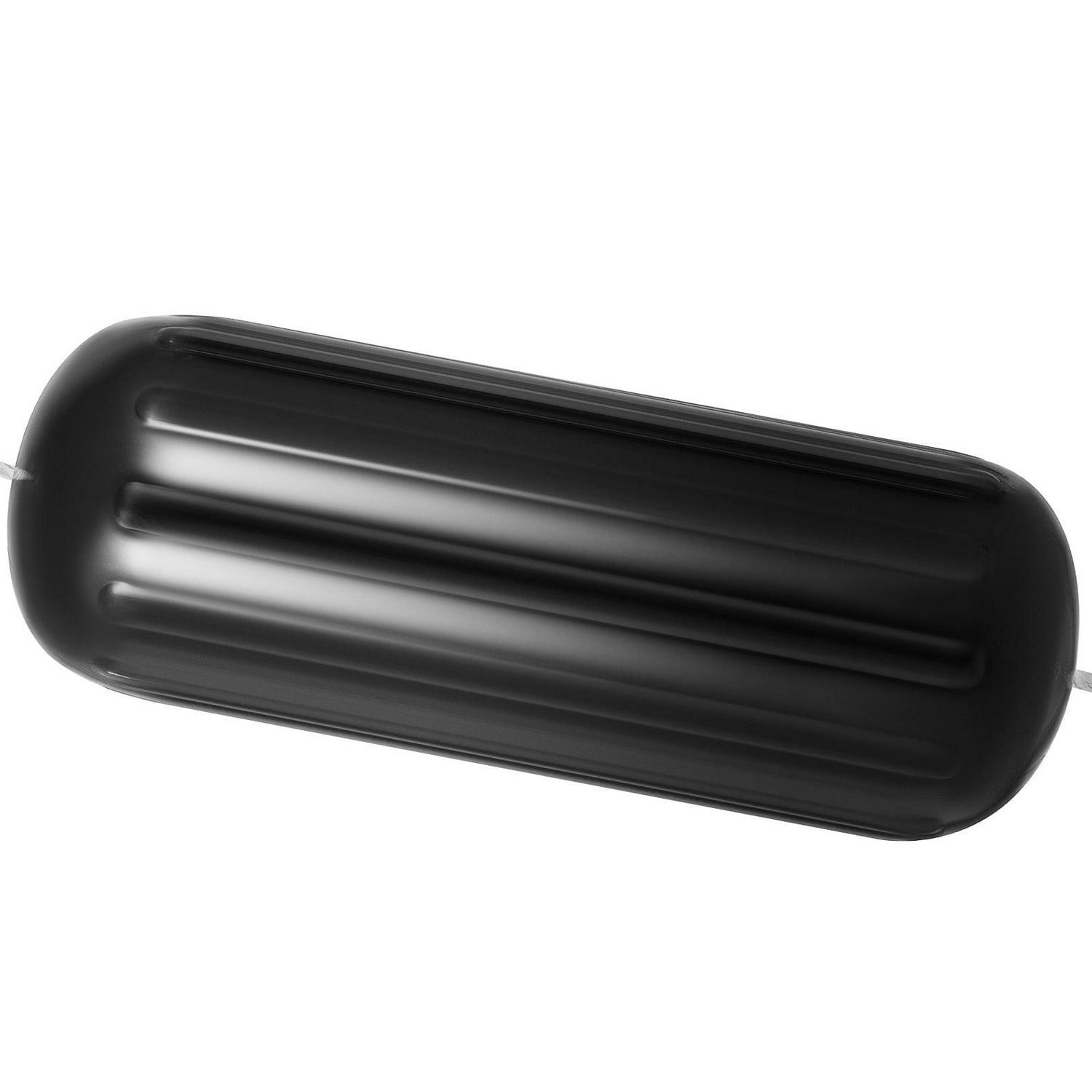 VEVORbrand 10 x 28 inches, Vinyl Boat Fender Pack of 4, Ribbed Twin Eyes Bumpers Black and Pump to Inflate - Image 9