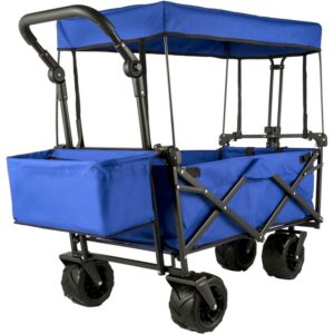 VEVOR 220.5 lbs Capacity Collapsible Wagon Cart with Foldable