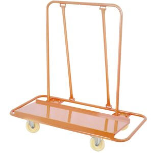 VEVORbrand Drywall Cart,Platform Hand Truck 3000 lbs Capacity Heavy Duty Drywall Sheet Cart Dollies with Four Swivel Casters for Handling Wall Panels