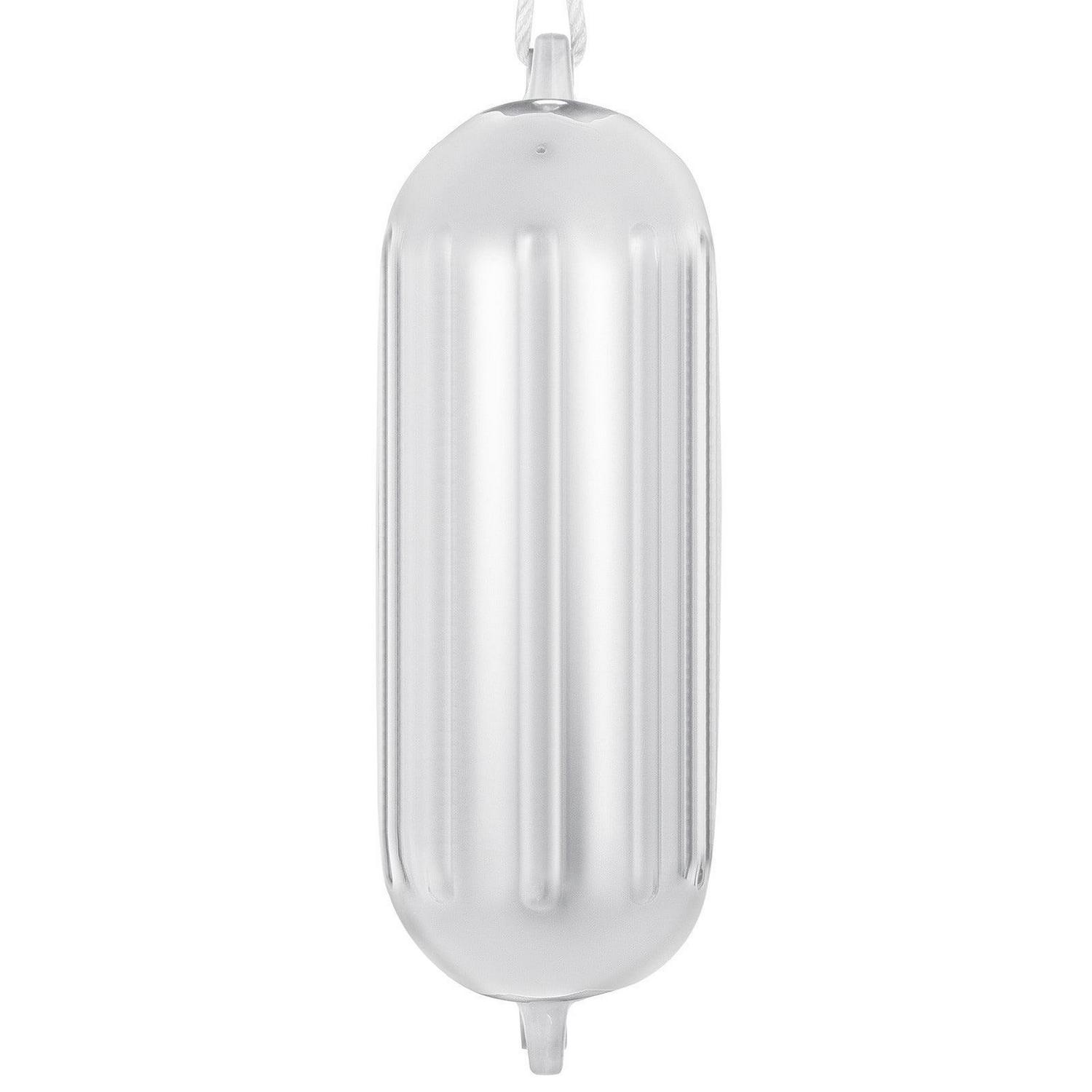 VEVORbrand Ribbed Twin Eyes Boat Fenders Bumpers Vinyl Pack of 4 and Pump to Inflate (8.5 x 27 In.) - Image 9