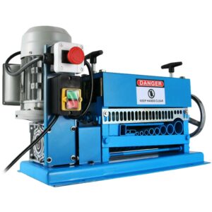 VEVORbrand Wire Stripping Machine DA 0.06 inch -1.5 inch, Wire Stripper Machine 11 Channels 10 Blades, Automatic Wire Stripping Tool with Manual Hand Cranked Industrial for Recycling Copper Wire