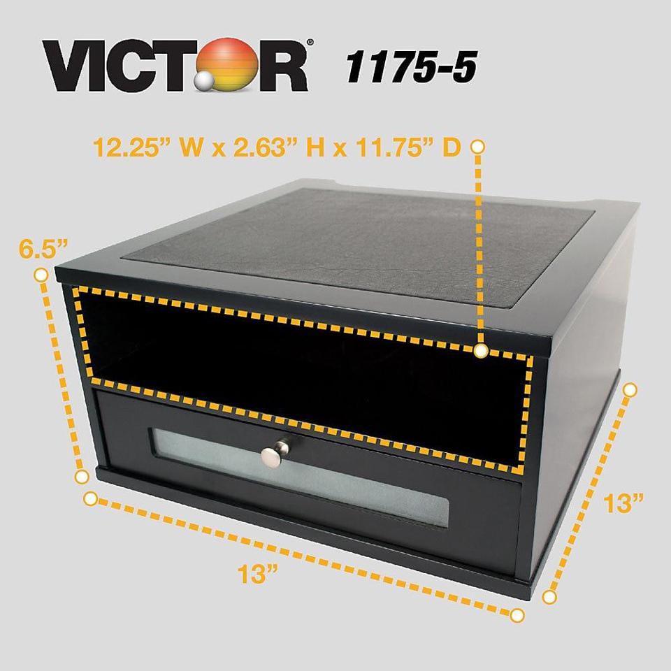 VICTOR 1175-5 Monitor Riser,Black - Image 6