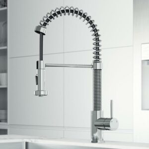 VIGO Edison Single Handle Pull-Down Sprayer Kitchen Faucet in Chrome