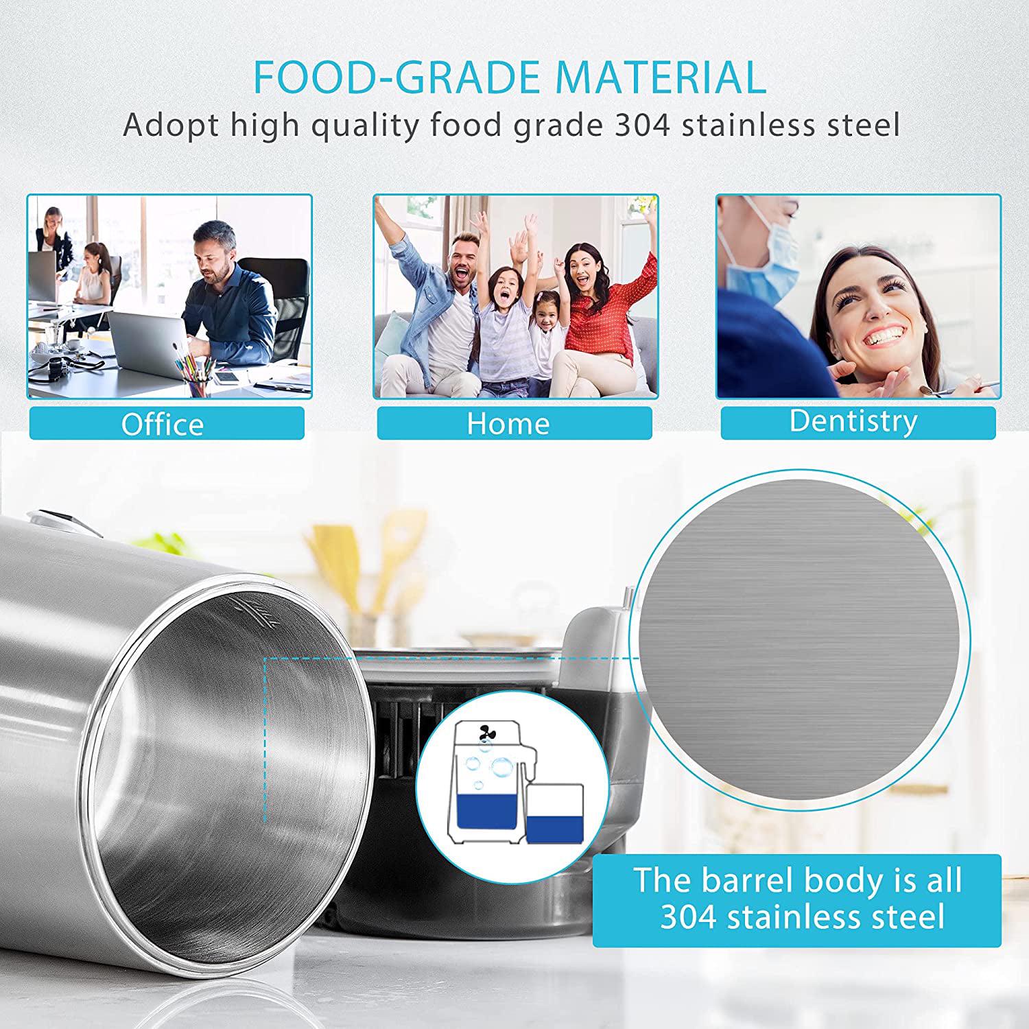 VIVOHOME Water Distiller Countertop 1.1 Gallon/4L 304 Stainless Steel Distilled Water Machine with Smart Switch Purifier Filter for Home Office - Image 3