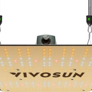 VIVOSUN LumaLight 100W LED Grow Light, Full Spectrum Plant Light, Smart Dimmable & High PPFD for Indoor Plants Seedling Vegetables Bloom, Fits 2×2/2×4 Grow Tents