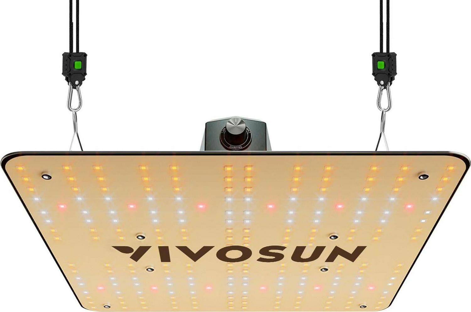 VIVOSUN LumaLight 100W LED Grow Light, Full Spectrum Plant Light, Smart Dimmable & High PPFD for Indoor Plants Seedling Vegetables Bloom, Fits 2×2/2×4 Grow Tents
