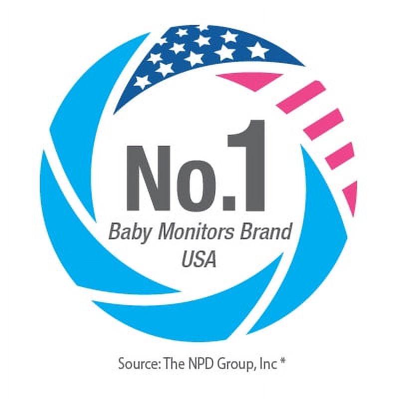 VTech Smart WiFi Video Baby Monitor with 5-inch High Definition Display and 1080p 360-Degree Panoramic Viewing Pan and Tilt HD Camera, RM5864HD, White - Image 3