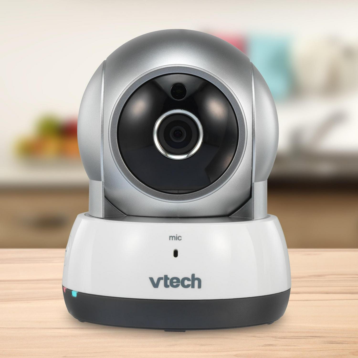 VTech VC931, Wireless IP HD Video Camera with Remote Pan & Tilt, Free Live Streaming, Infrared Night Vision, Silver - Image 4