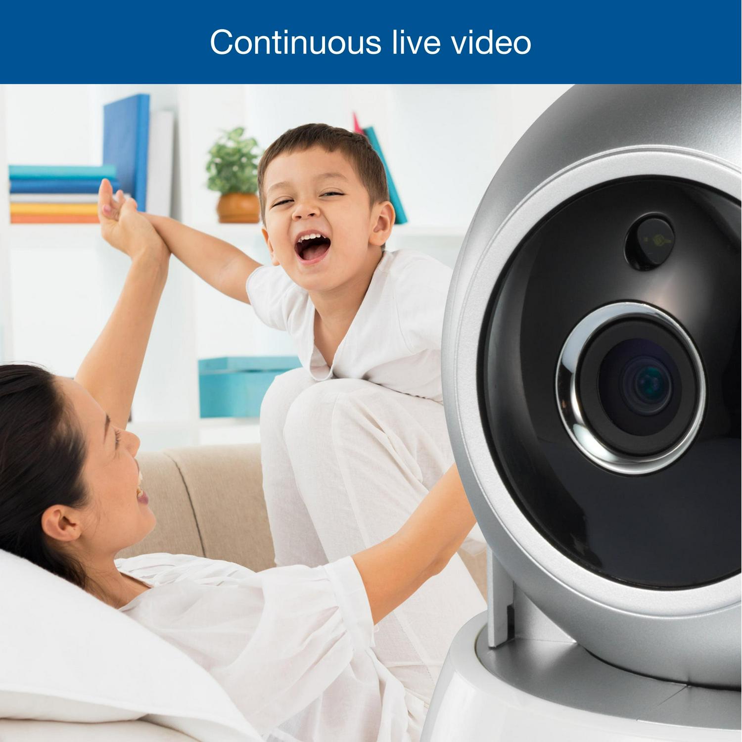VTech VC931, Wireless IP HD Video Camera with Remote Pan & Tilt, Free Live Streaming, Infrared Night Vision, Silver - Image 3