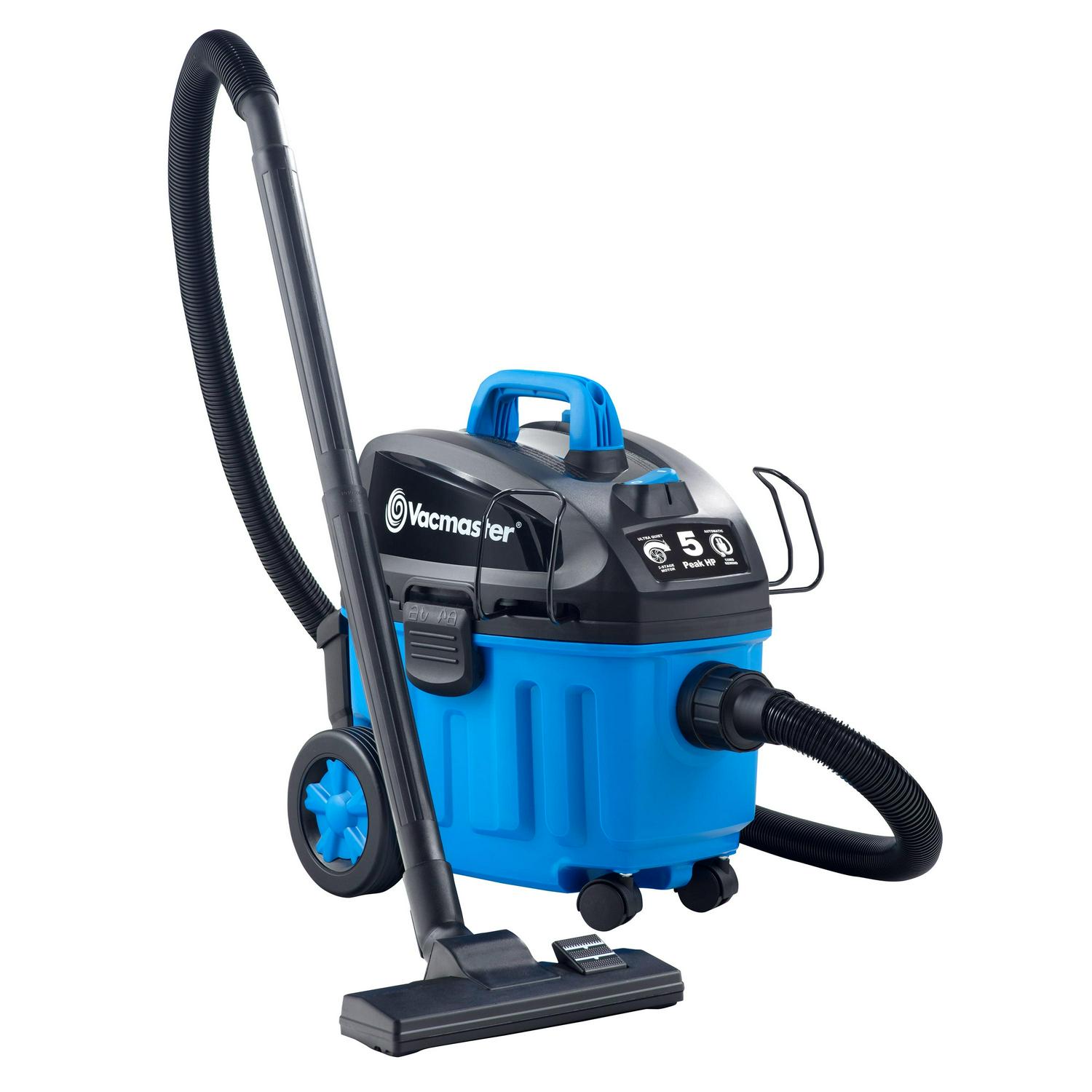 Vacmaster 4 Gallon 5 Peak HP Household Wet/Dry Vacuum, VF409