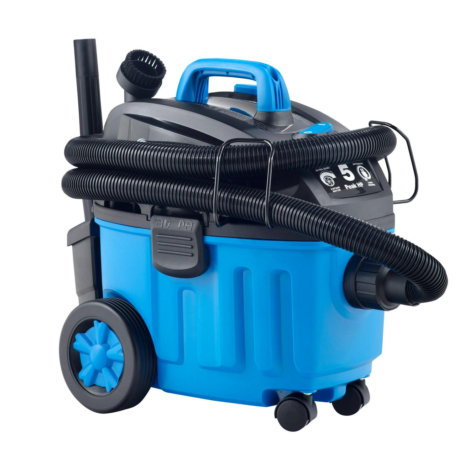 Vacmaster 4 Gallon 5 Peak HP Household Wet/Dry Vacuum, VF409 - Image 3