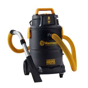 Vacmaster VK811PH 8 gal. HEPA Industrial Wet/Dry Vac with 2-Stage Motor