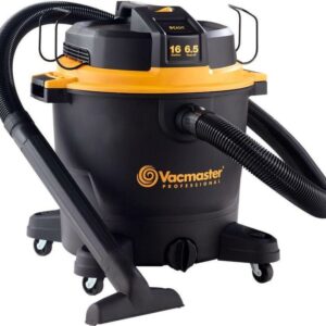 Vacmaster 16 Gallon 6.5 HP 150 CFM Plastic Wet Dry Vacuum and Blower, Black