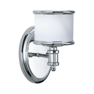 Carlisle 1 Light Chrome Bathroom Wall Fixture