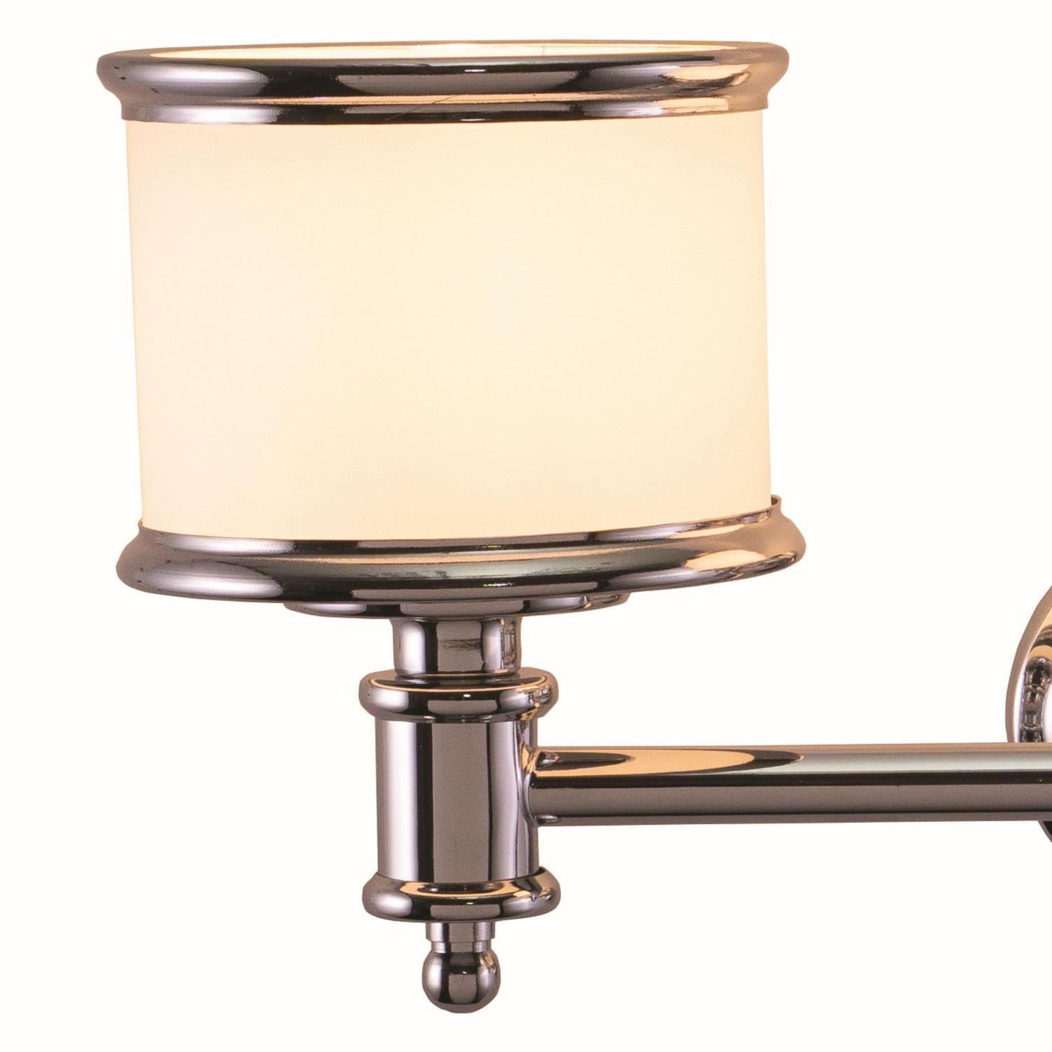 Carlisle 3 Light Chrome Bathroom Vanity Fixture - Image 3