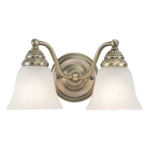 Standford 2 Light Brass Bathroom Vanity Fixture