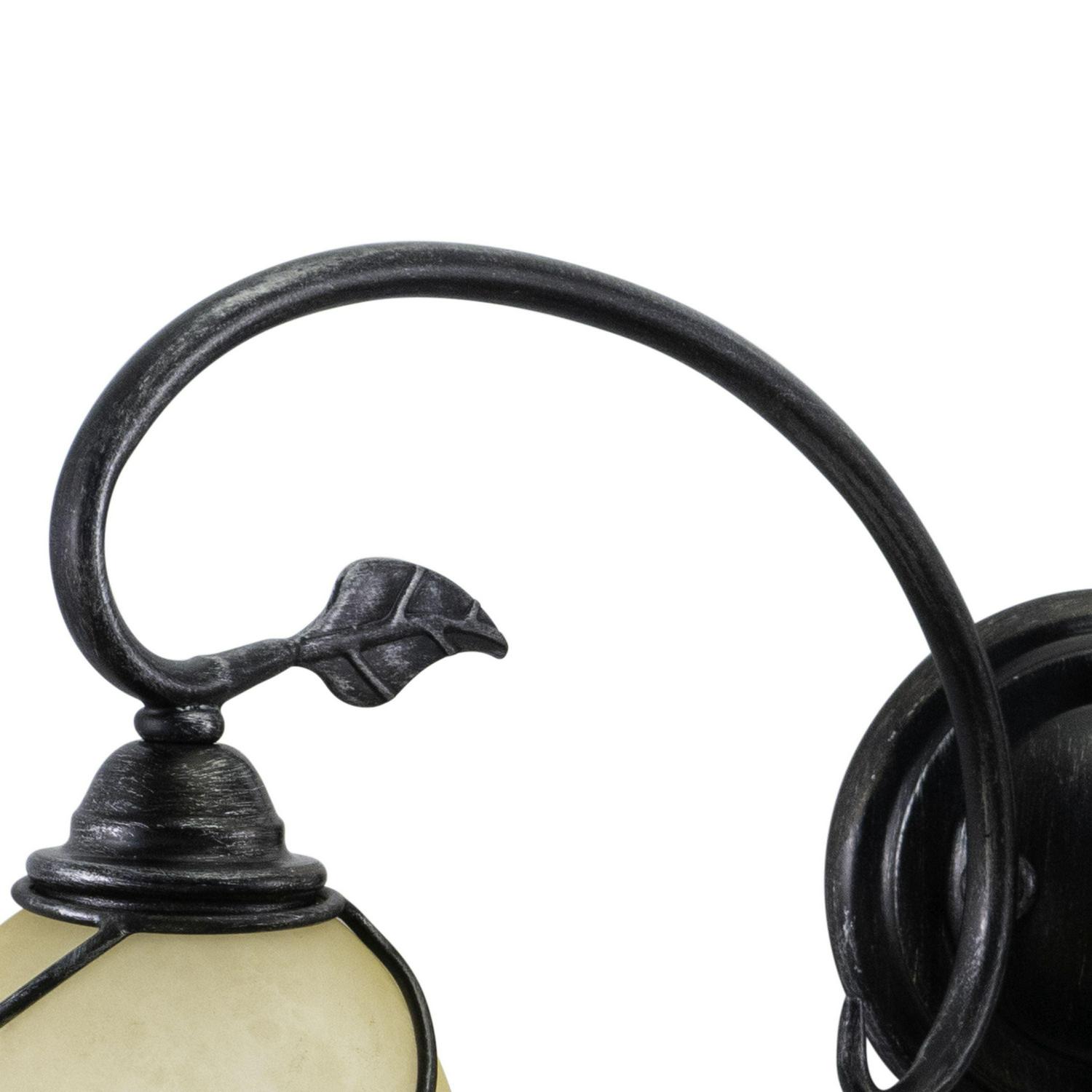 Vine 3 Light Black Rustic Bathroom Vanity Fixture - Image 3