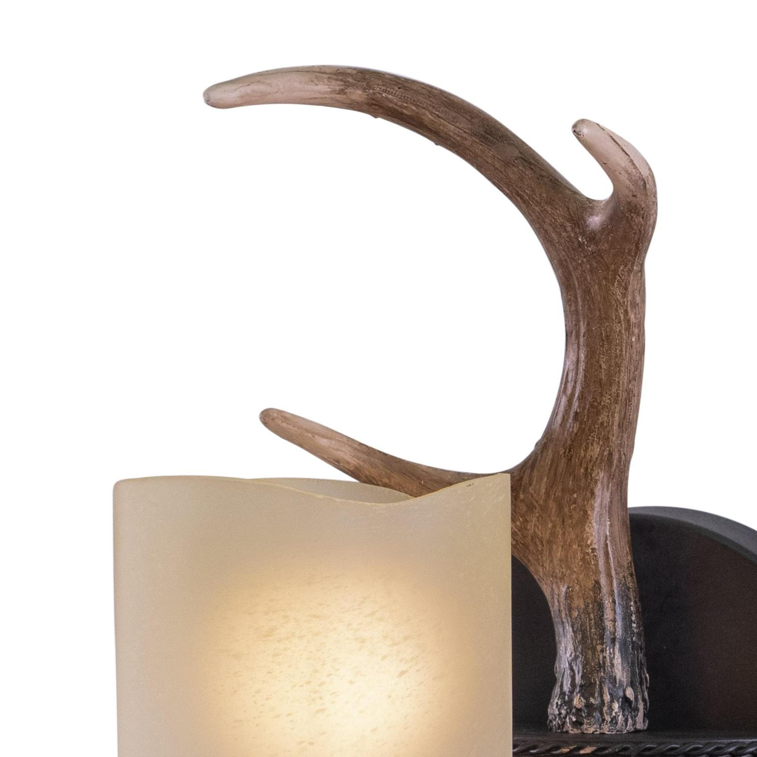 W0032-Vaxcel-Yoho 1-Light Wall Sconce in Rustic Style 13 Inches Tall and 5.5 Inches Wide - Image 6