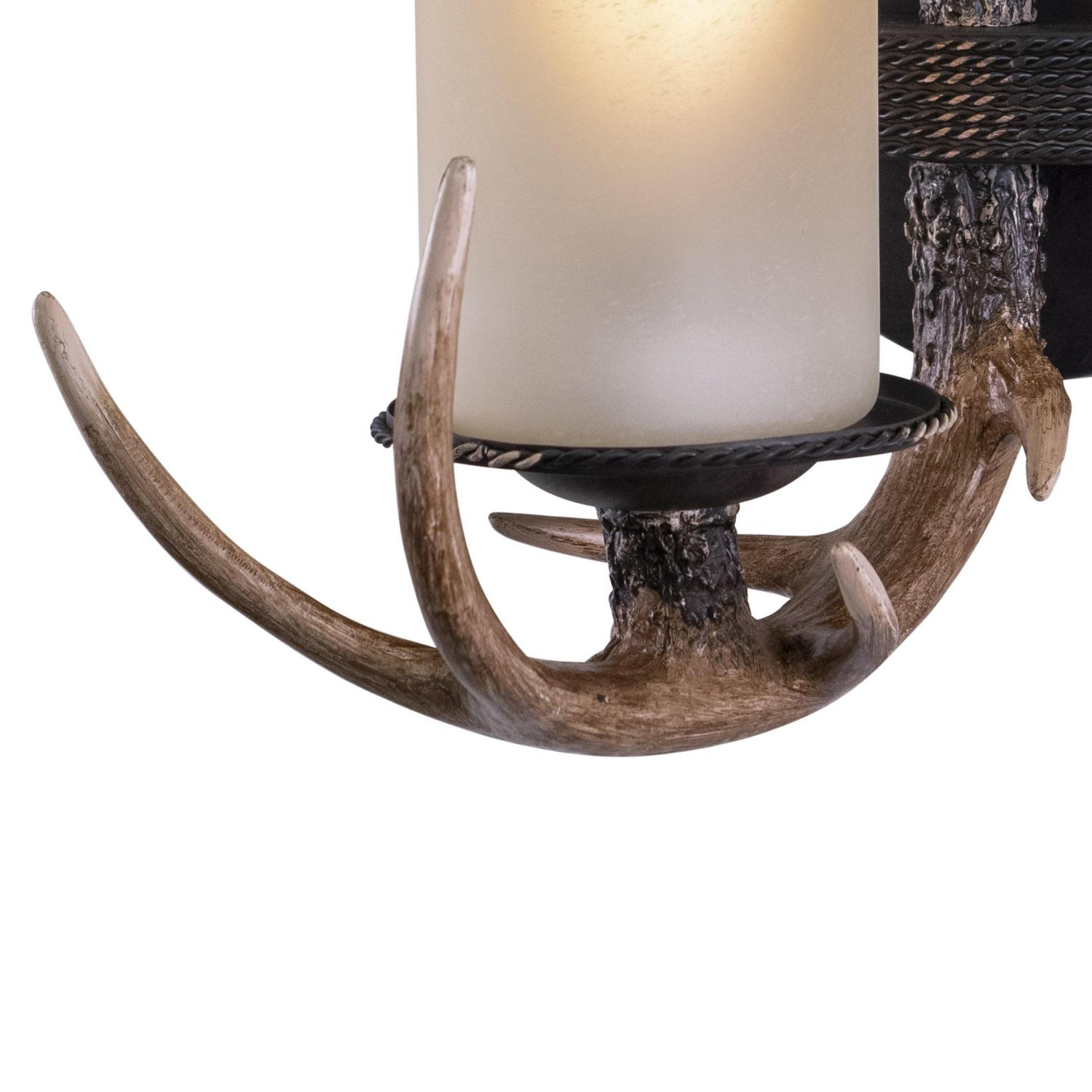 W0032-Vaxcel-Yoho 1-Light Wall Sconce in Rustic Style 13 Inches Tall and 5.5 Inches Wide - Image 5