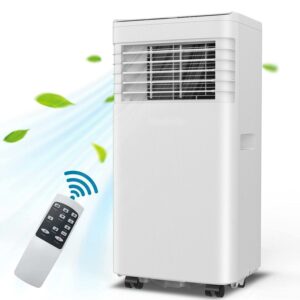 Vebreda 8,000 BTU Portable Air Conditioner with Comfort Sense Remote and Window Kit, White, 1AR328K