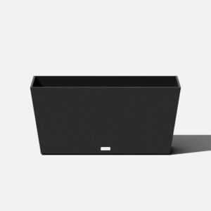 Veradek Pure Series Midori 31" Plastic Planter - Black