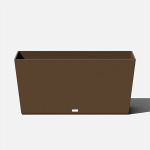 Veradek Pure Series Midori 39" Plastic Planter - Espresso