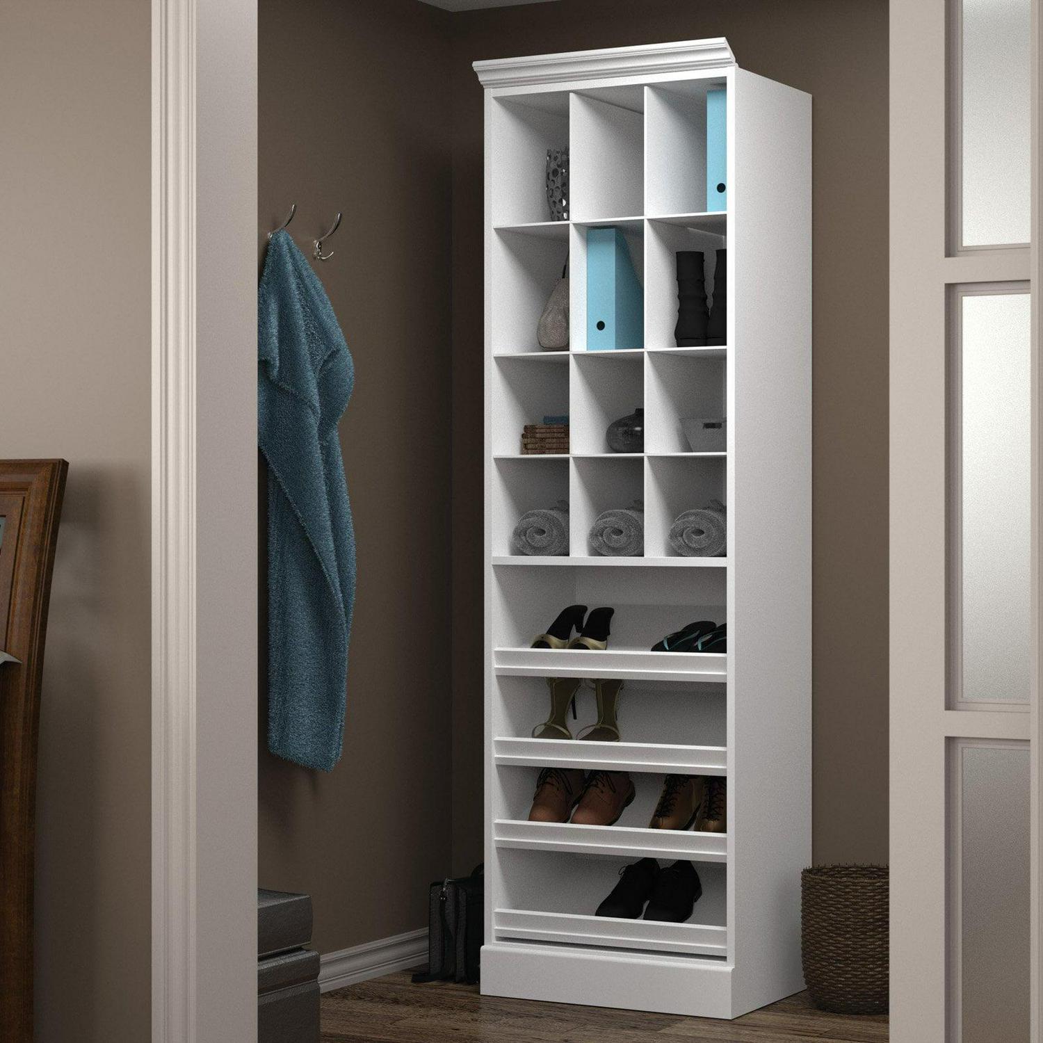 Versatile by Bestar 25" Cubby Storage Unit in White - Image 2