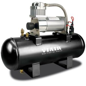 Viair 150 PSI 2-Gallon Tank 12V 280C Pewter Air Compressor Source Kit for Tires