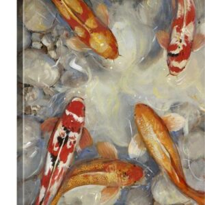 Vibrant Koi I | Canvas Wall Art, Home Decor | 20x30