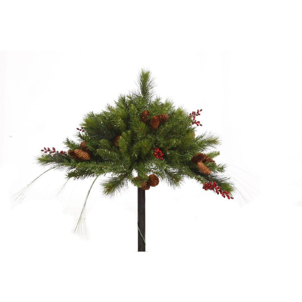 Vickerman 16" Mixed Berry and Cone Artificial Christmas Urn Filler Unlit - Image 2