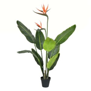 Vickerman 3' Artificial Potted Bird of Paradise Palm Tree.