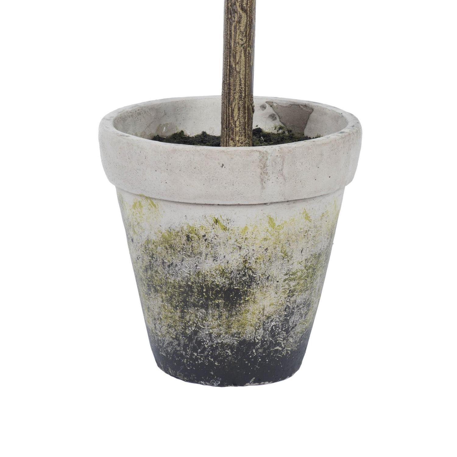 Vickerman 44" Artificial Lavender in Cement Pot. - Image 5