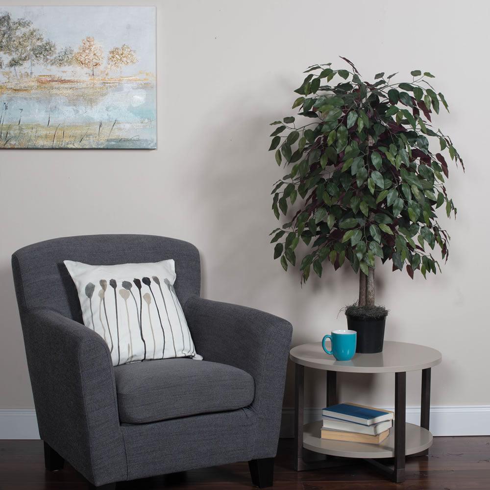 Vickerman 4' Artificial Capensia Bush, Black Plastic Pot. - Image 5