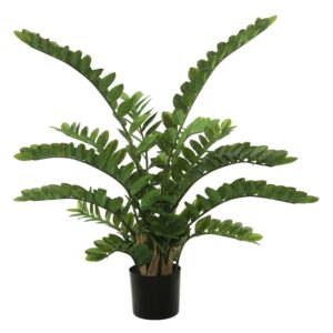 Vickerman 52" Potted Green Zamifolia Artificial Bush.