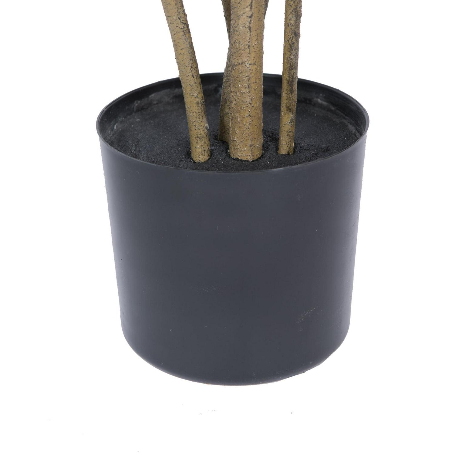 Vickerman 5' Artificial Green Potted Cotinus Coggygria Tree. - Image 7