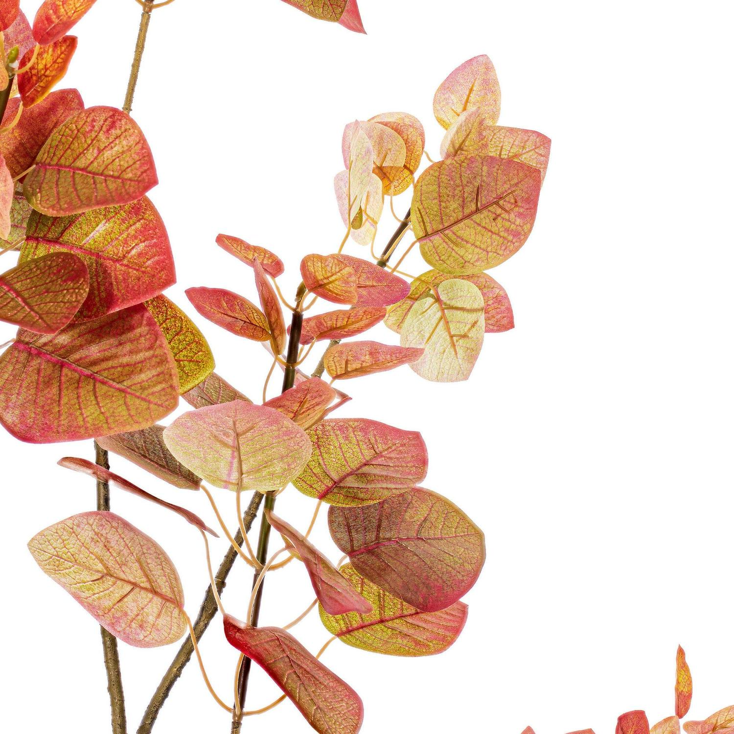 Vickerman 5' Artificial Red Potted Rogot Rurple Tree. - Image 3