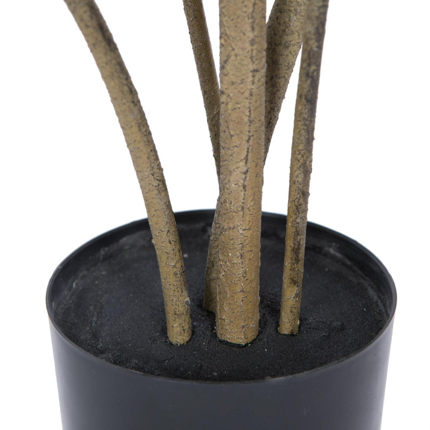 Vickerman 5' Artificial Green Potted Cotinus Coggygria Tree. - Image 6