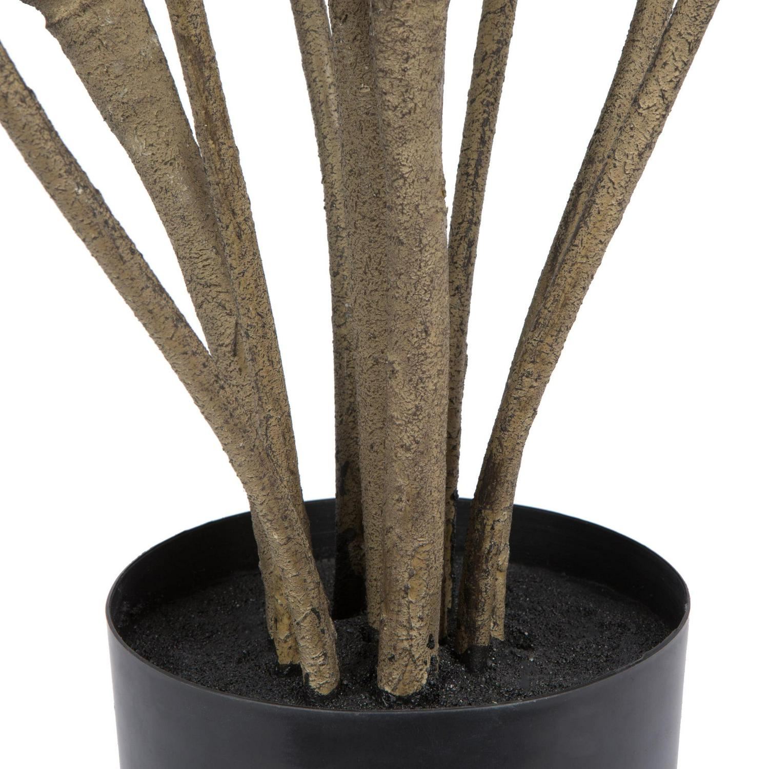 Vickerman 7' Artificial Green Potted Fiddle Tree. - Image 4