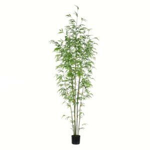 Vickerman 7' Artificial Potted Mini Bamboo Tree.