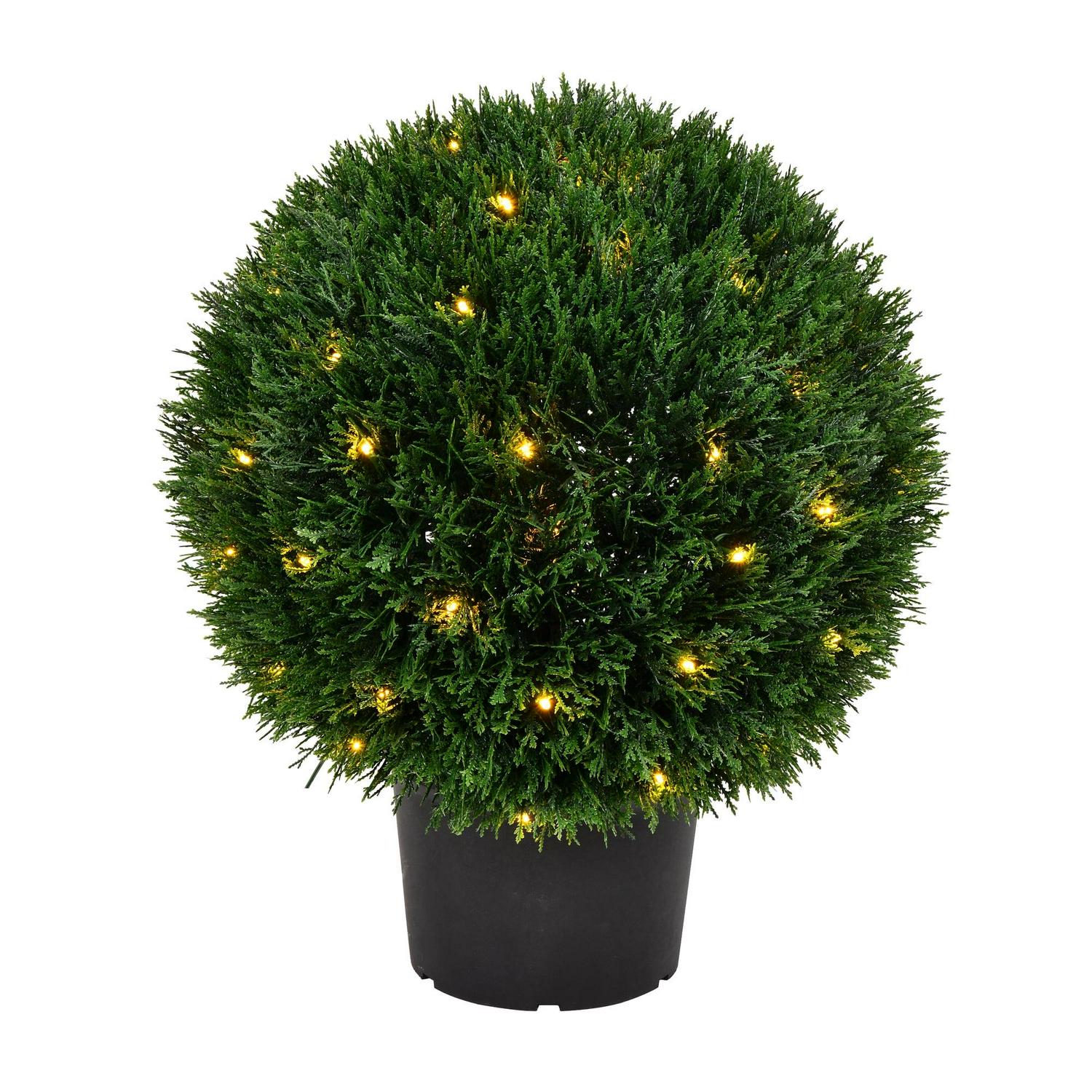Vickerman 20" Artificial Green Cedar Ball.