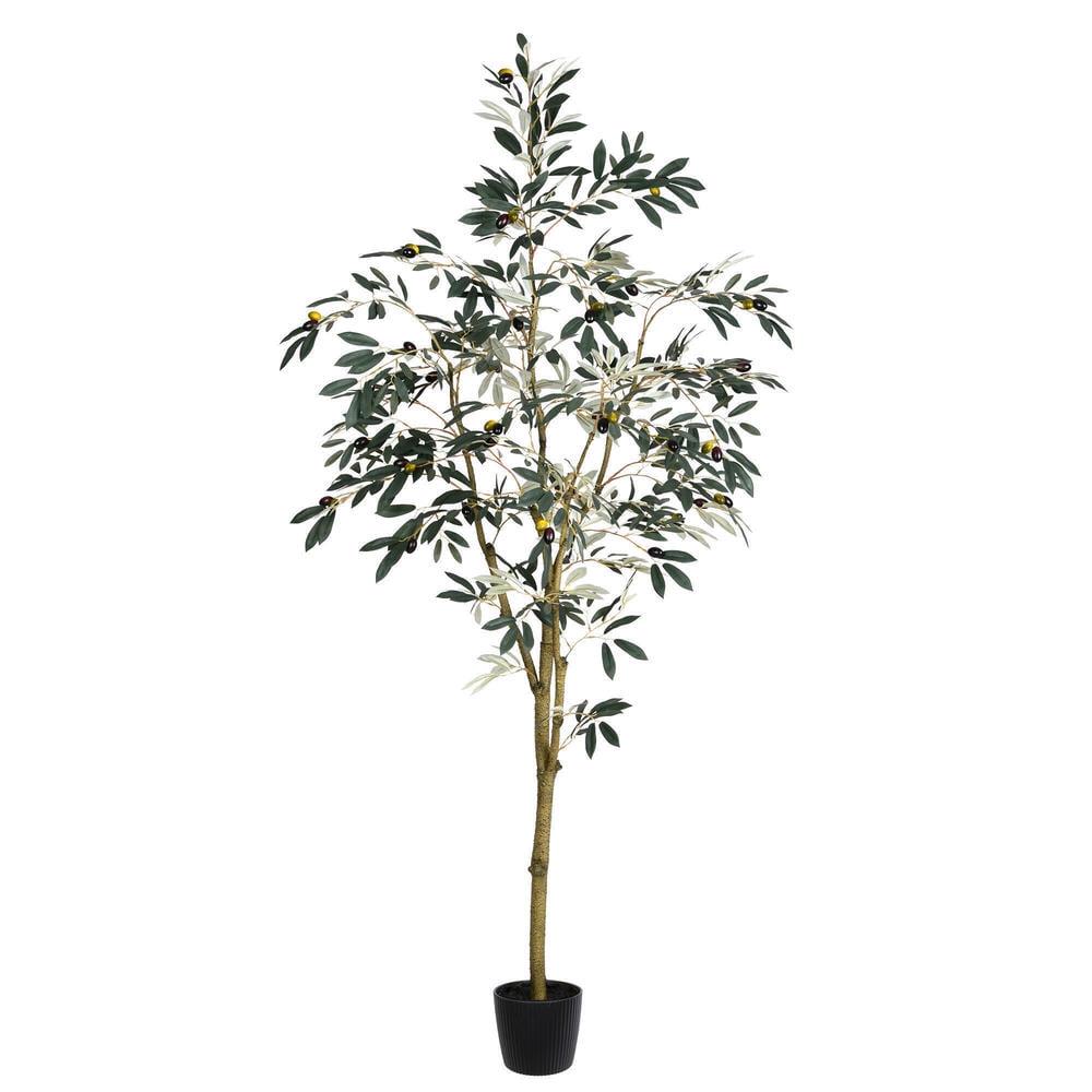 Vickerman 6' Artificial Potted Olive Tree.