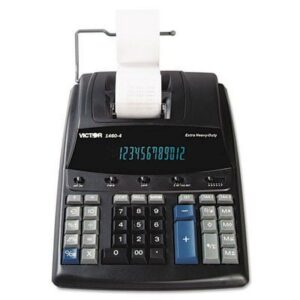 Victor Technology 12 Digit Extra Heavy Duty Commercial Printing Calculator